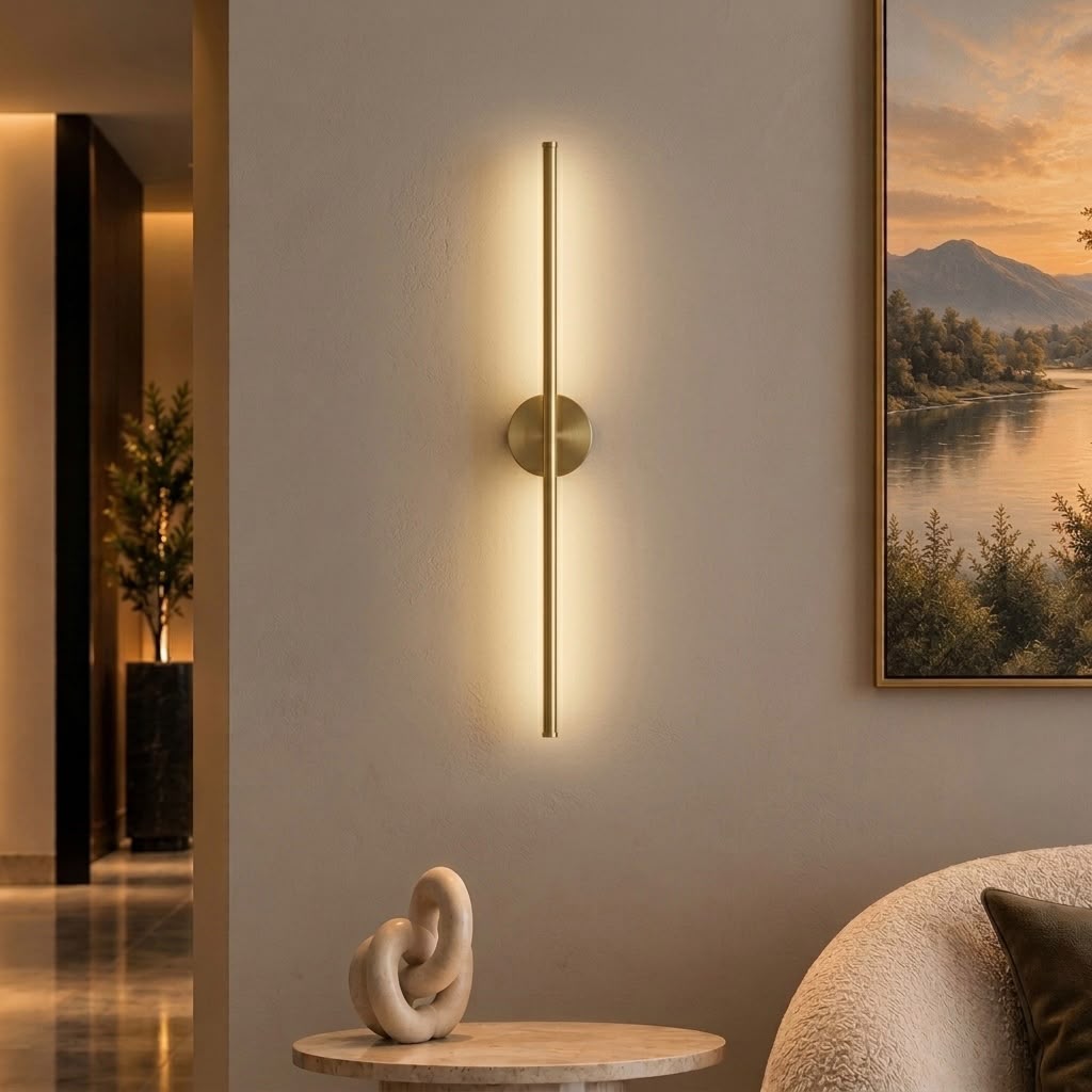 Stick Center Wall Light