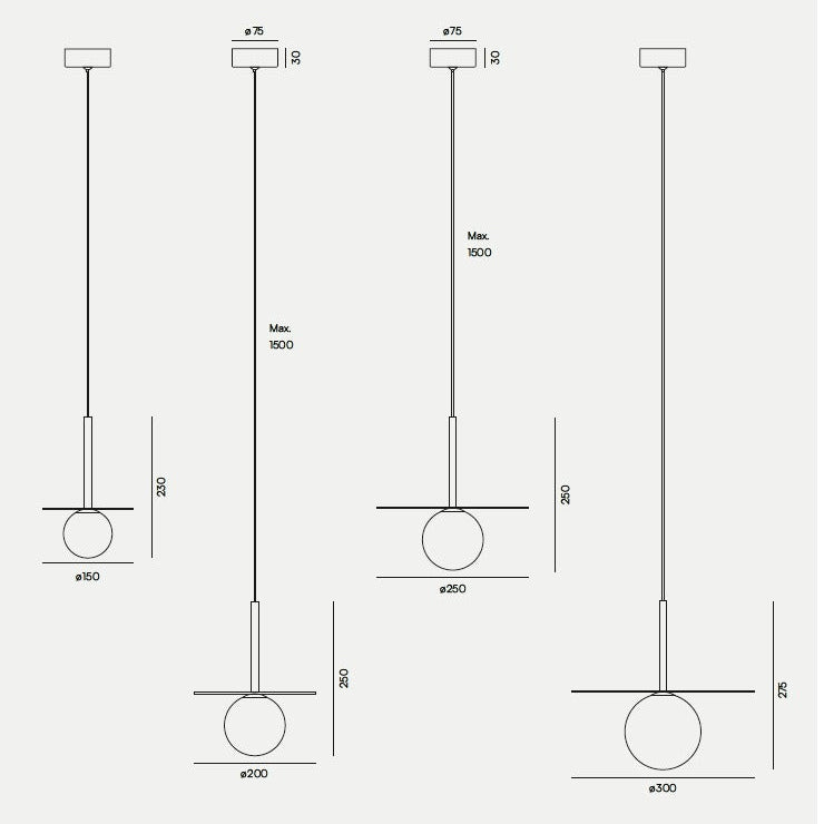 Bounce Hanging Light