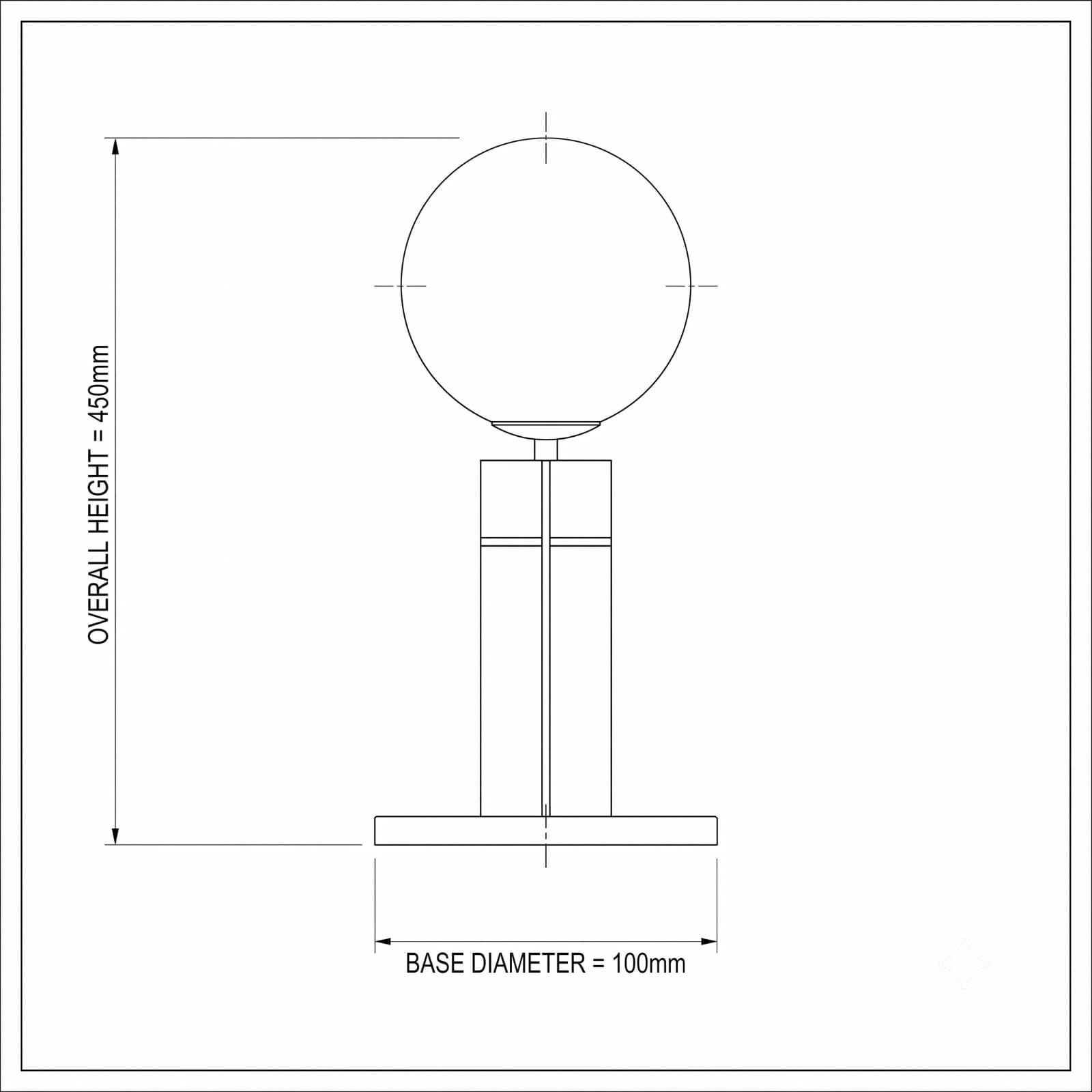 Tessa Orb Table Lamp