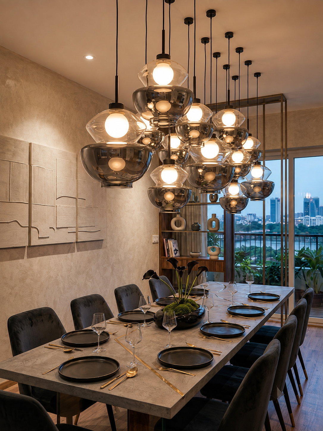 DUODOME HANGING LIGHT